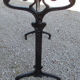 Bistro table, 1900, cast iron foot and marble top.