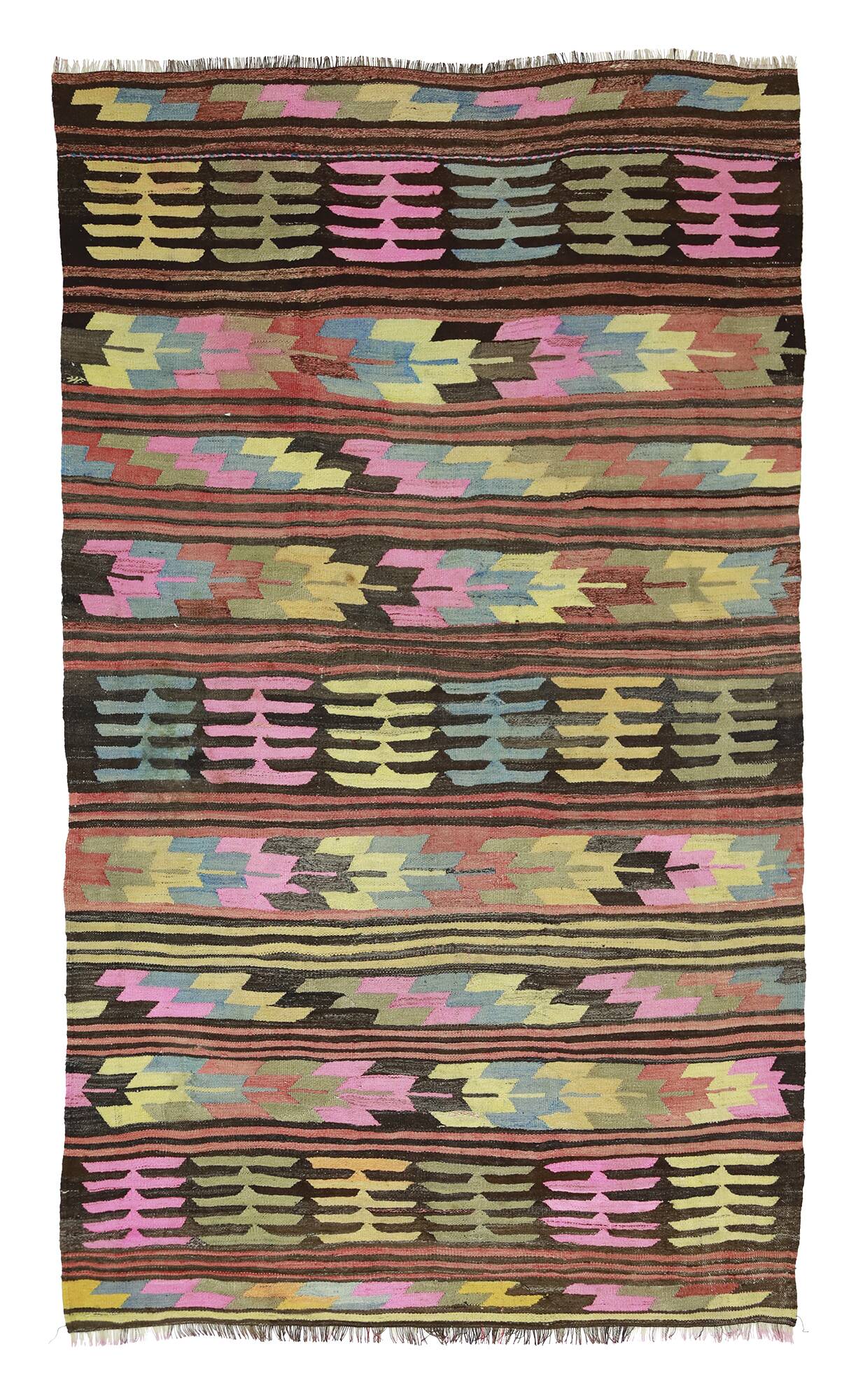 Handwoven Vintage Rug – Natural and Elegant 166x 268 cm