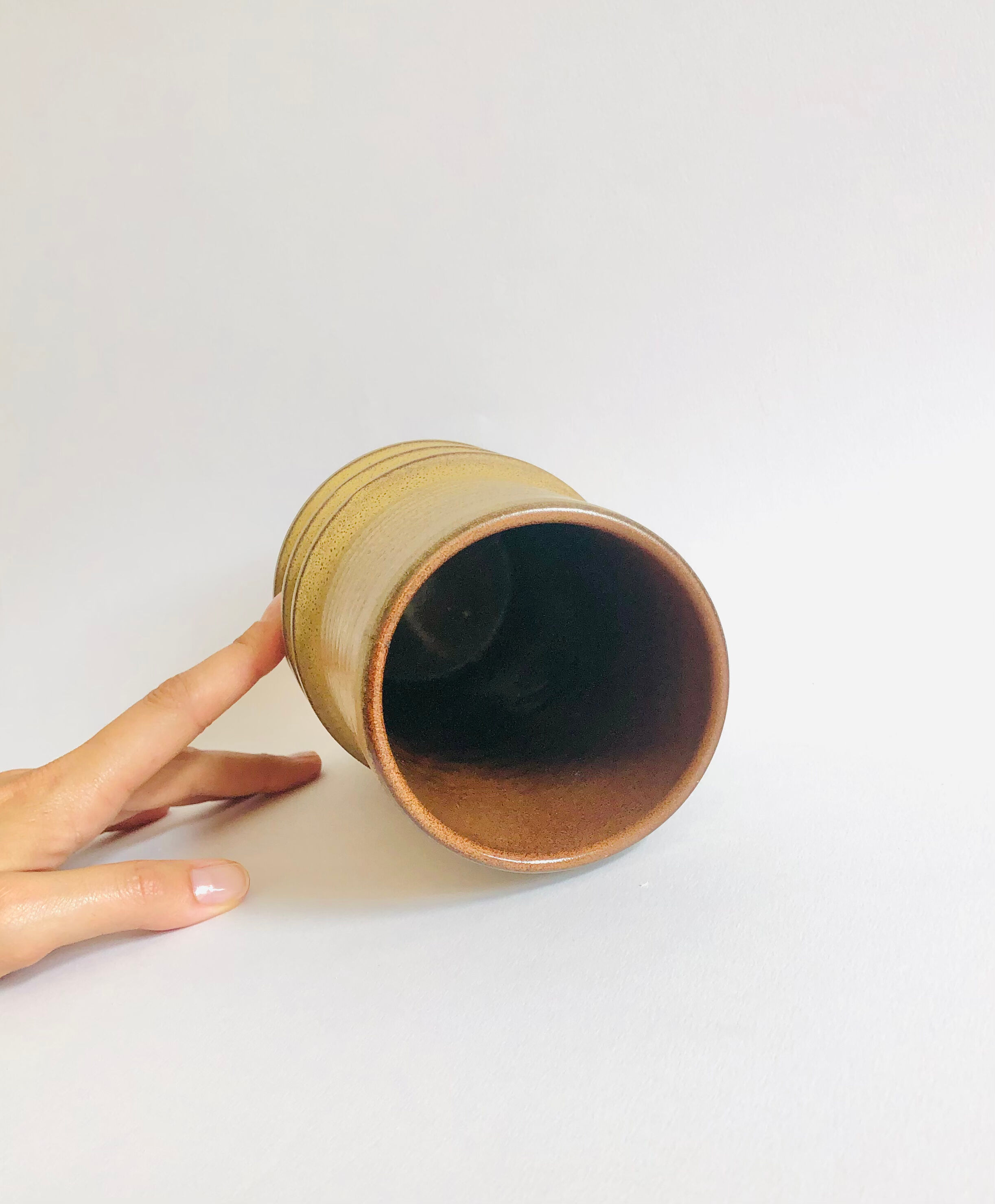 Vintage Dutch ceramic vase H18cm