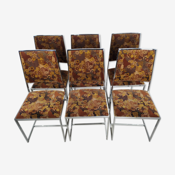 Vintage chairs floral fabric