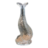 Vase verre transparent forme poisson