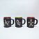 Three cups ceramic 50s André Baud