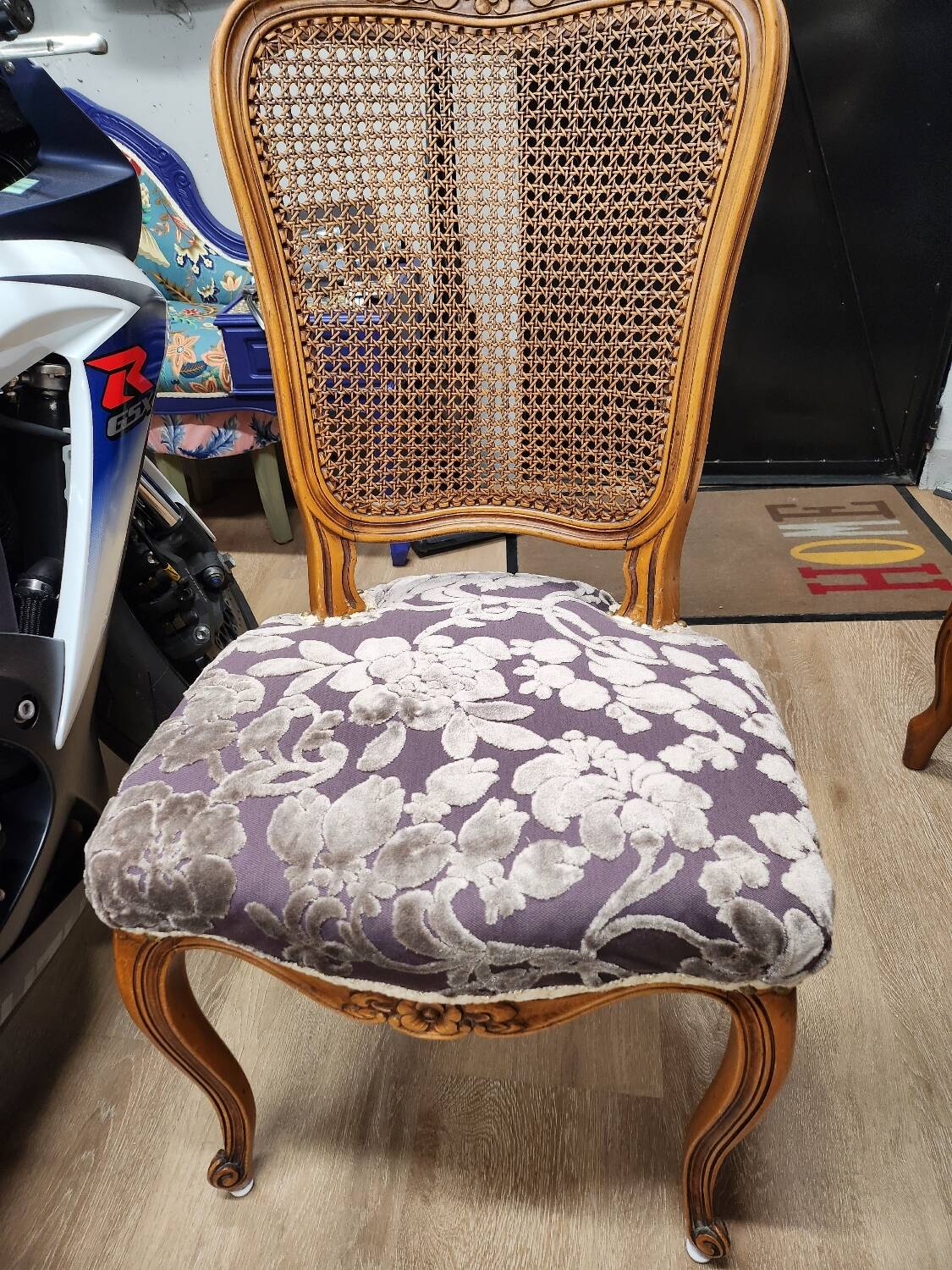 Pair of cane chairs