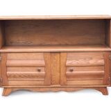 2-door oak cabinet