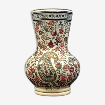 Vase "Gien" décor cachemire 12 cm