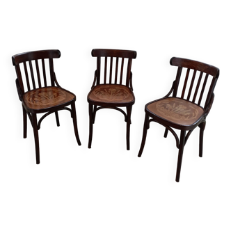 Vintage French Bentwood bistro chairs