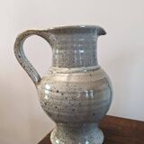 Light gray glazed ceramic vase