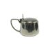 Art Deco salt shaker, silver-plated brass, Sweden, 1930s.