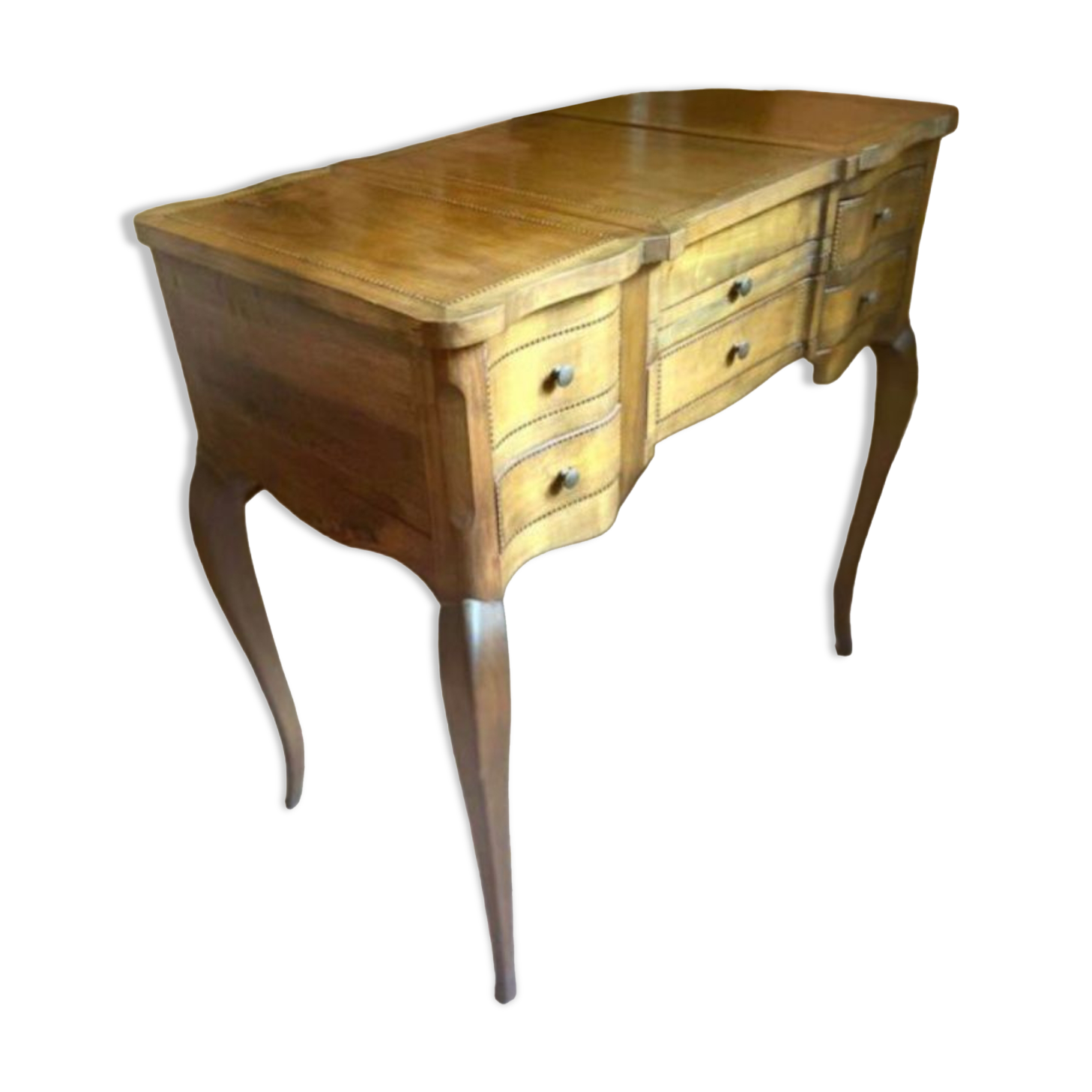 Coiffeuse ancienne époque 1900 en cerisier