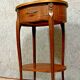 Louis XV style ceremonial marquetry drum table / circa 1920
