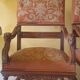 Antique lion head armchair