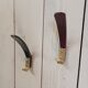 10 hooks, KM Austria, bakelite and brass