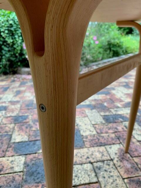 Superellipse table by Piet Hein and Bruno Mathsson Denmark 70s/80s