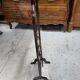 Folding mahogany cake stand