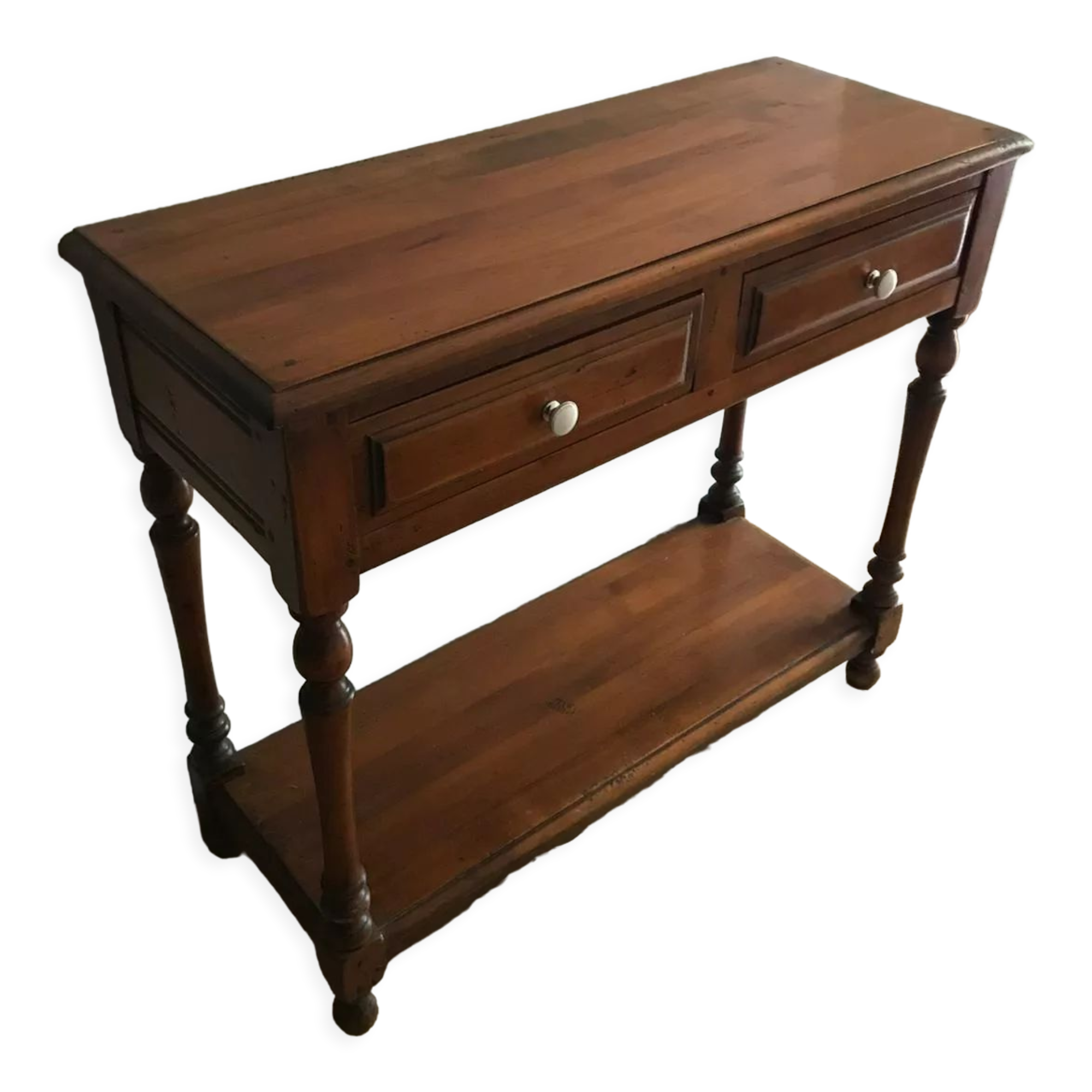 Solid wood entrance console