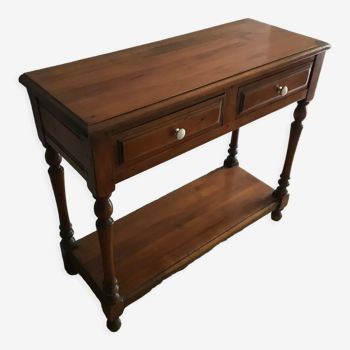 Solid wood entrance console