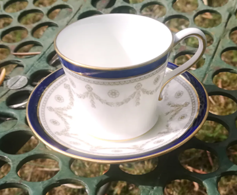Set de 4 tasses porcelaine anglaise