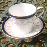 Set of 8 cups English porcelain