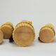 Vintage orangeade glass and rattan set