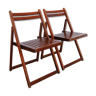 Pair of vintage folding chairs