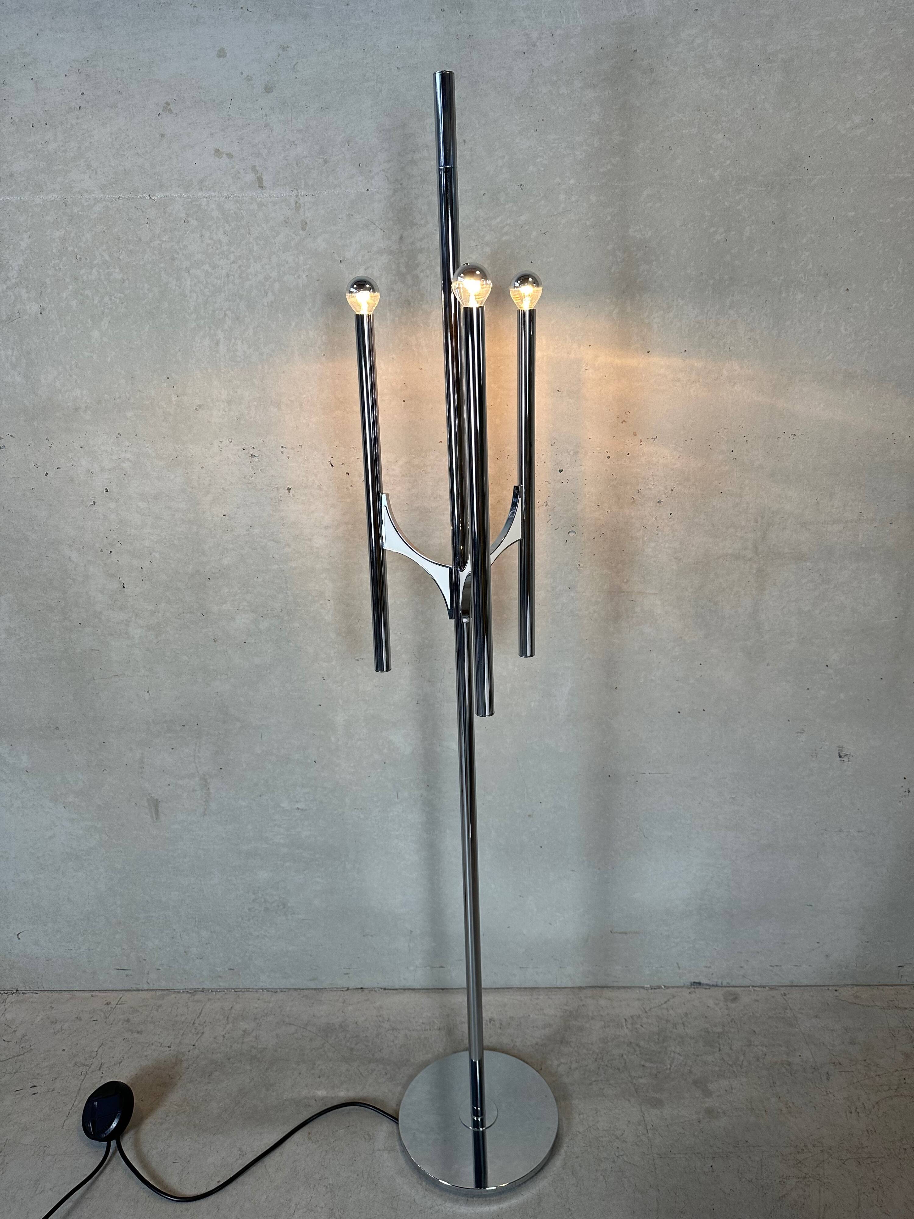 Vintage floor lamp (with or without shade) – Sciolari