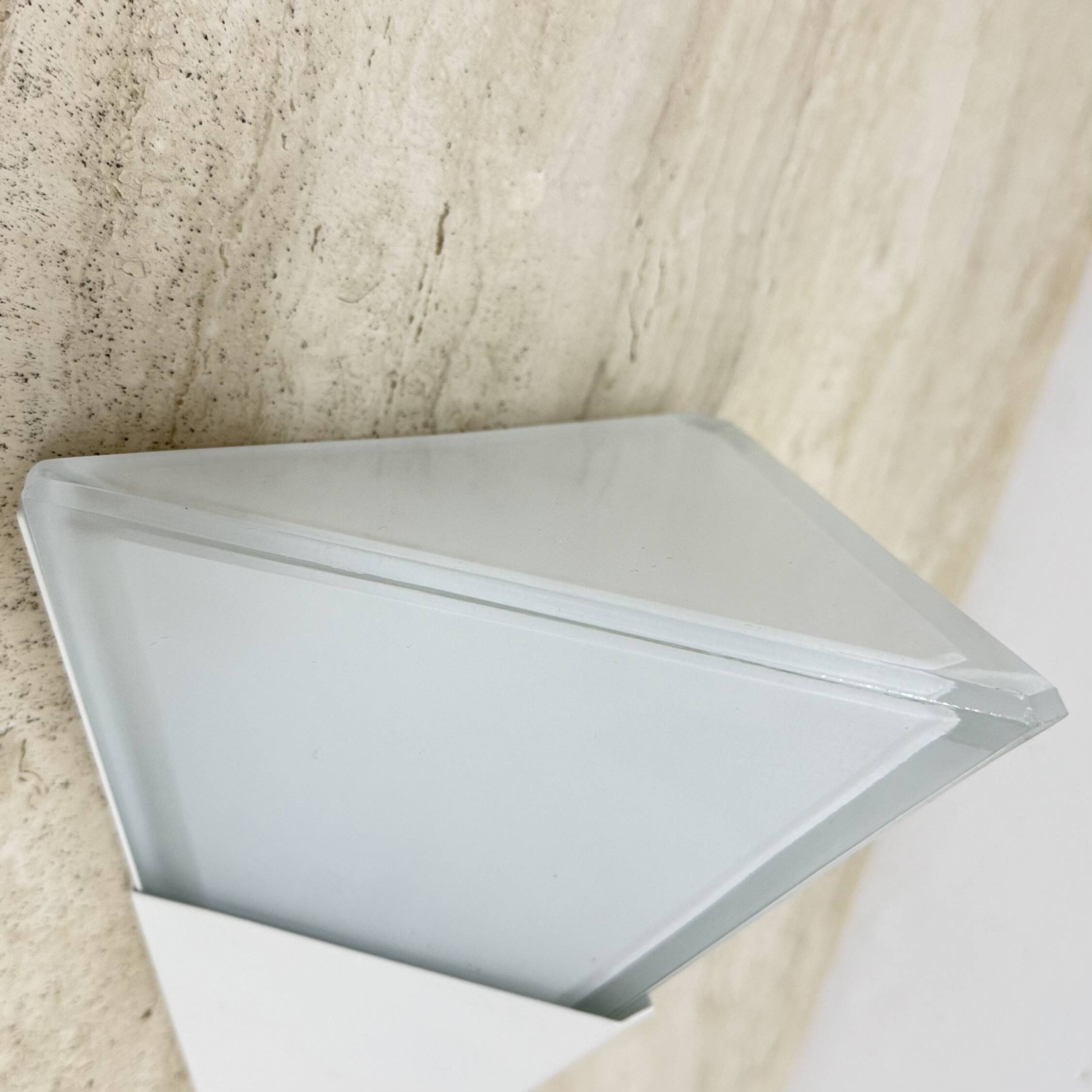 Set of 2 Limburg Glashütte glass wall lamps sconce , 1970s