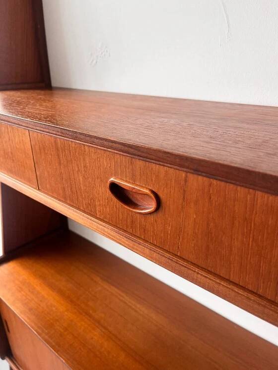 Panto Scandinavian Modular Bookcase, 1960’s Norway, Mid Century Teak