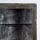 Polished iron medicine cabinet, 1920s