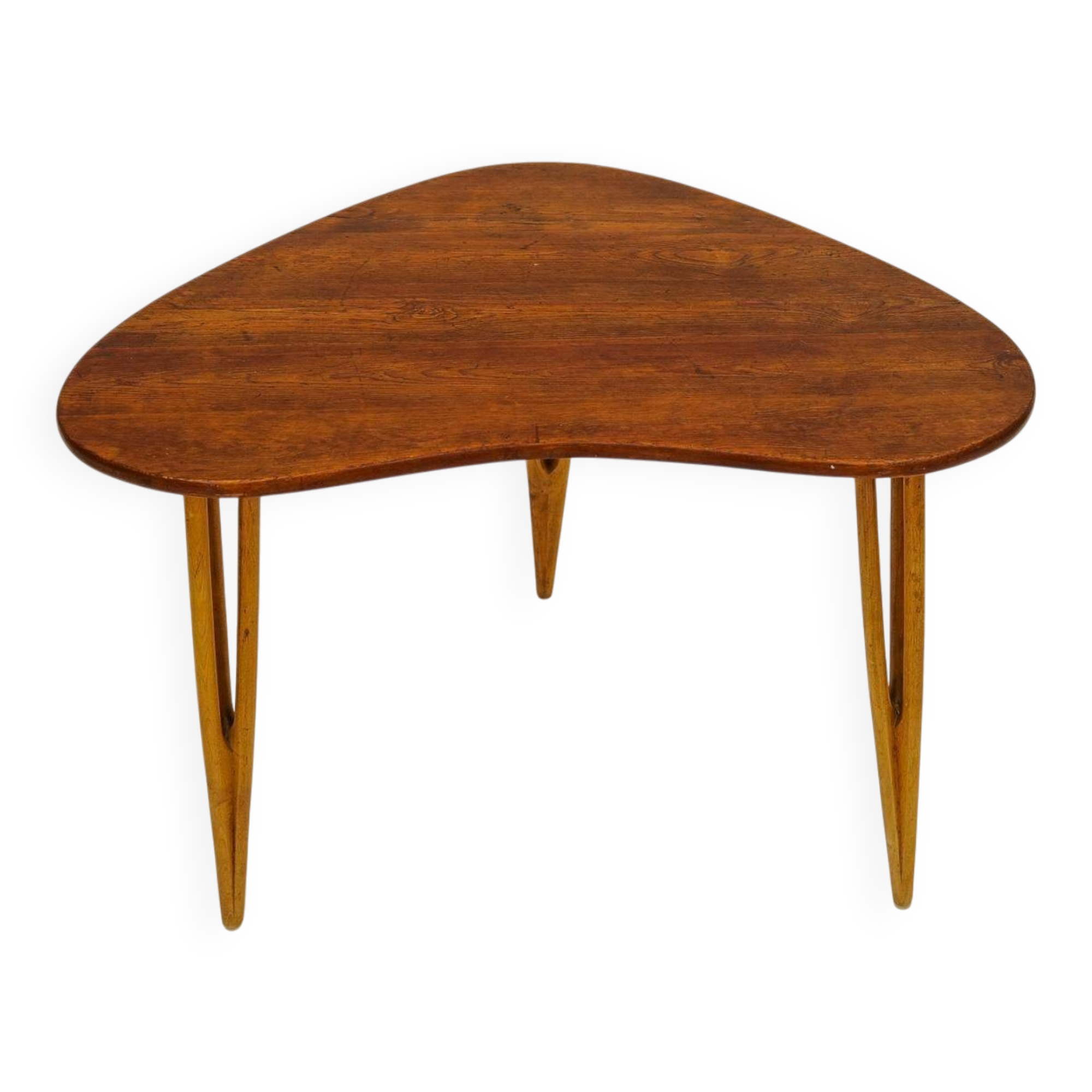 Table basse unique de style suédois moderne par Bo Fjaestad, Suède, années 1950
