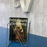 Vintage vinyl/magazine holder