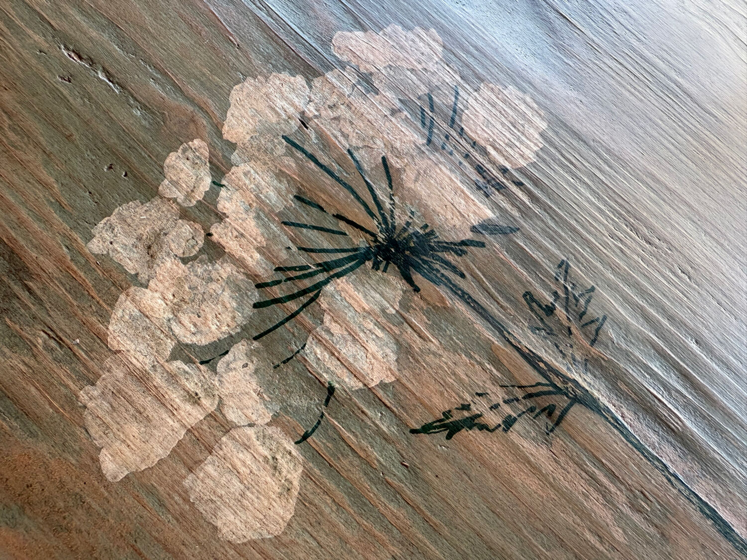 Hand-painted table