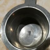 Baby Whiskey double jigger in pewter