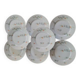 8 flat plates Limoges 60s