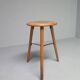 High Beech Stool, Denmark, 1960s
