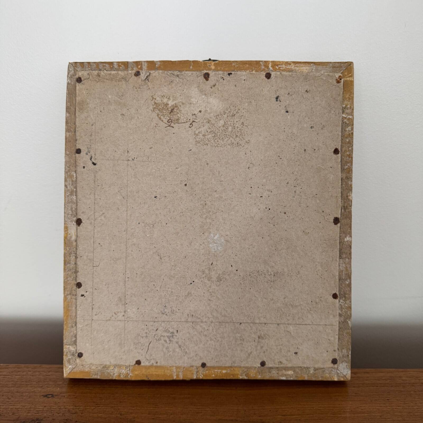 Portrait of a young girl, 18th century, fixed under glass in a baguette frame