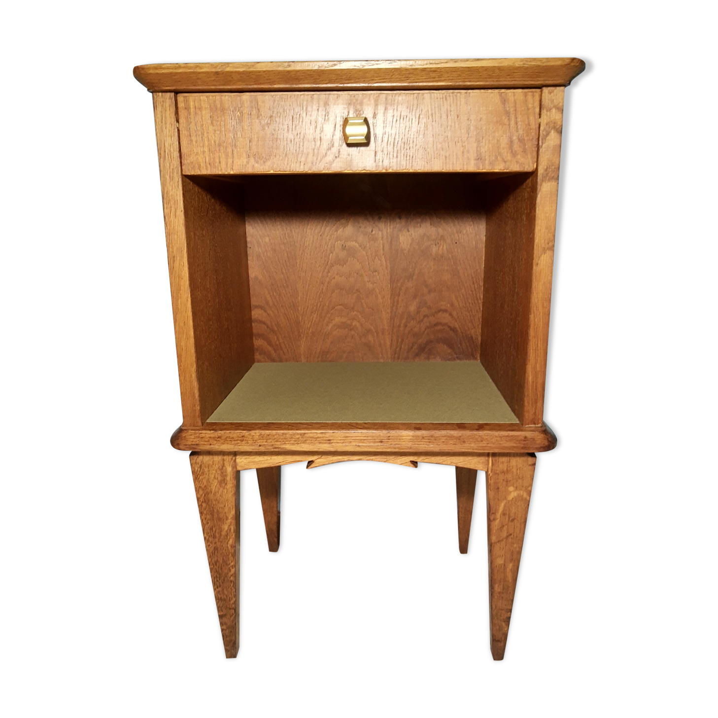 Vintage oak bedside/nightstand
