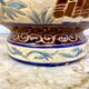 Glazed ceramic vase of the School of Bien-Hoa, Decorations of sages, circa 1930