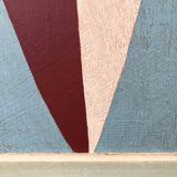 Abstract painting on panel