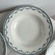 Ironstone set of 5 deep plates St Amand