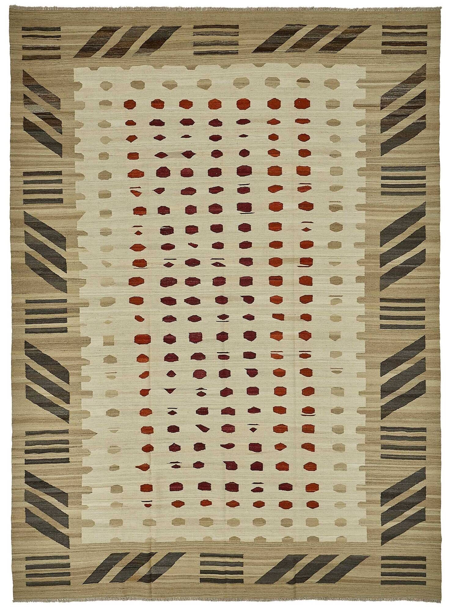 Contemporary Tribal Decorative Kilim 314 cm x 426 cm