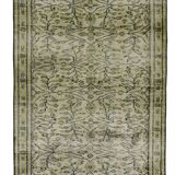 Turkish Anatolian Handmade Vintage Area Rug  197 cm x 95 cm