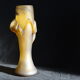 Vase in glass paste art nouveau.