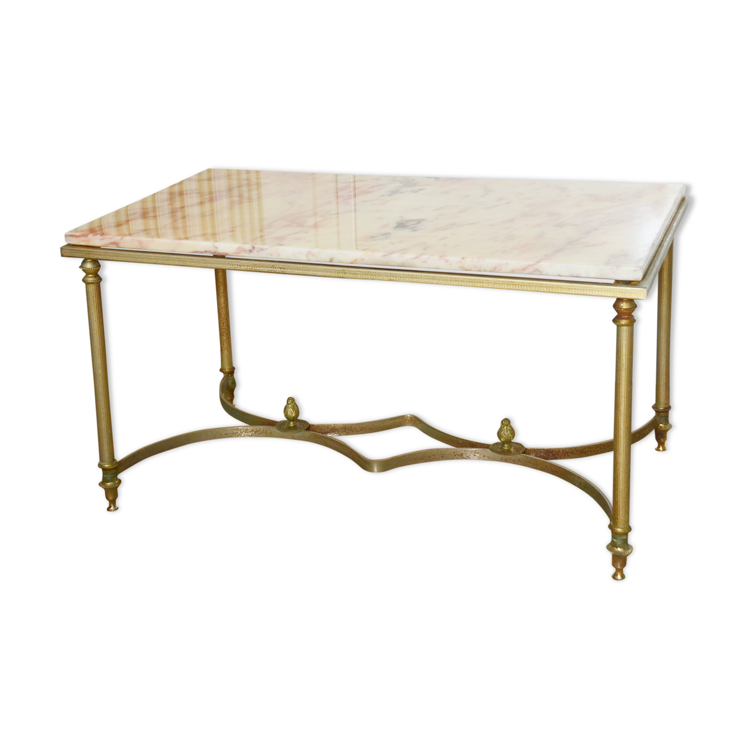 Table basse marbre années 60