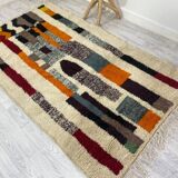 Handmade Moroccan Berber carpet 235 x 140 CM