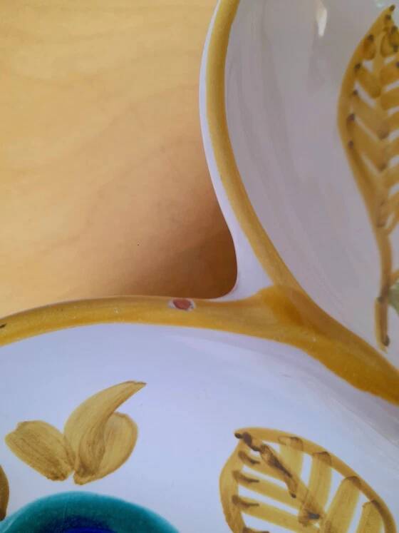 Italian ceramic aperitif serving bowl