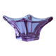 Coupe vide poche en verre violet murano