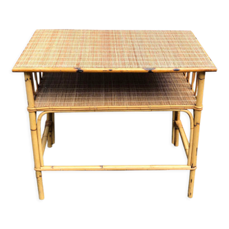 Table en bambou Tiki, années 1960