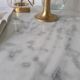 Table bistrot marbre