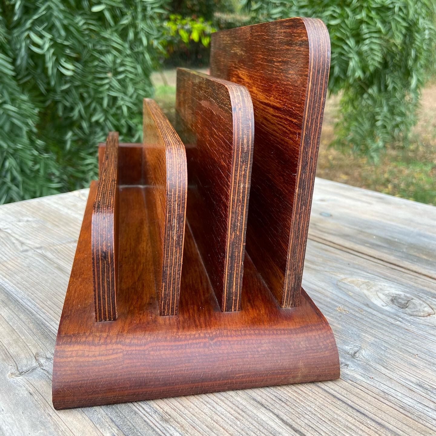 Art Deco mail rack