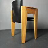 set 6 Modernist dining chairs by Arnold Merckx for Arco, Dutch design 1980s